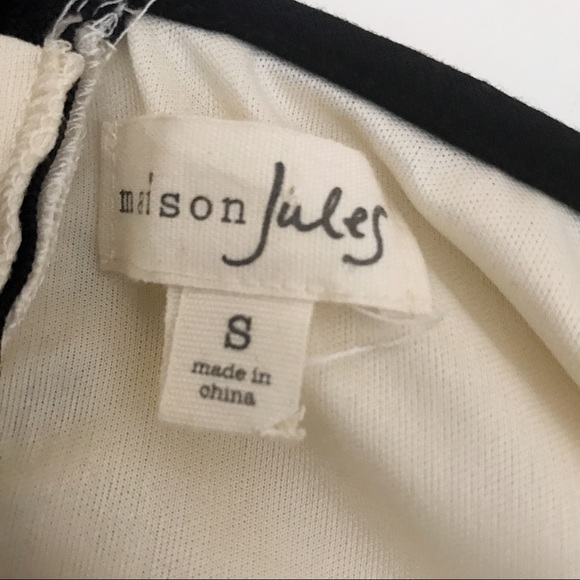 Maison Jules Dress Pleated Lace Detail size S - Picture 6 of 7